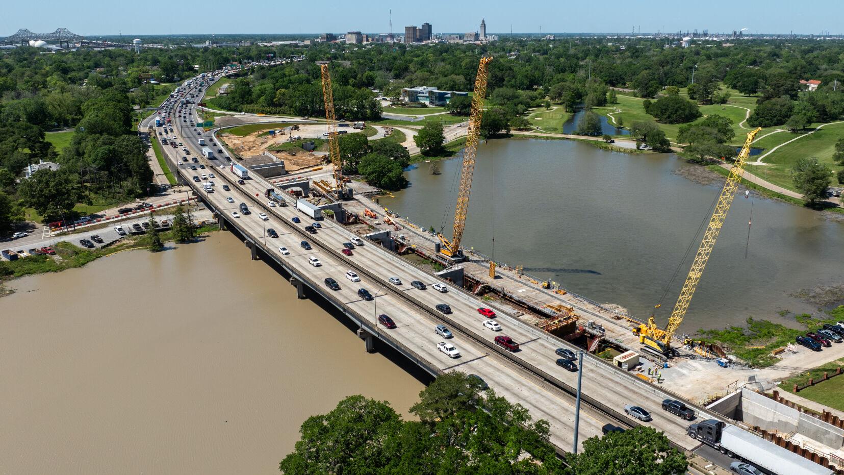 I-10 lane closures set for overnight Sunday and Monday in Baton Rouge for widening project
